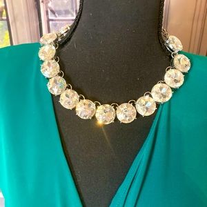 Stunning Z piece rhinestone necklace